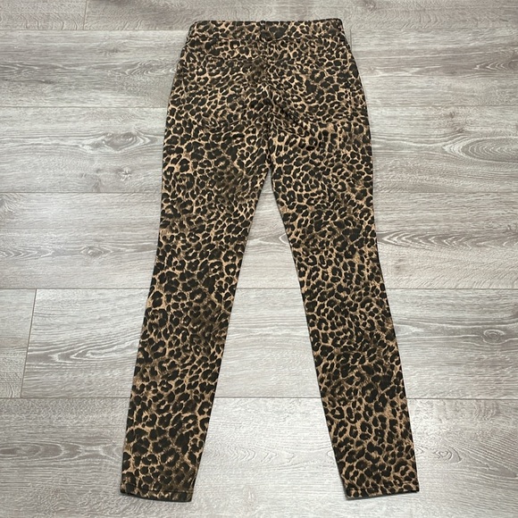 NWT Express Ankle Legging High Rise Denim Jeans Leopard Print 0L - Picture 16 of 16